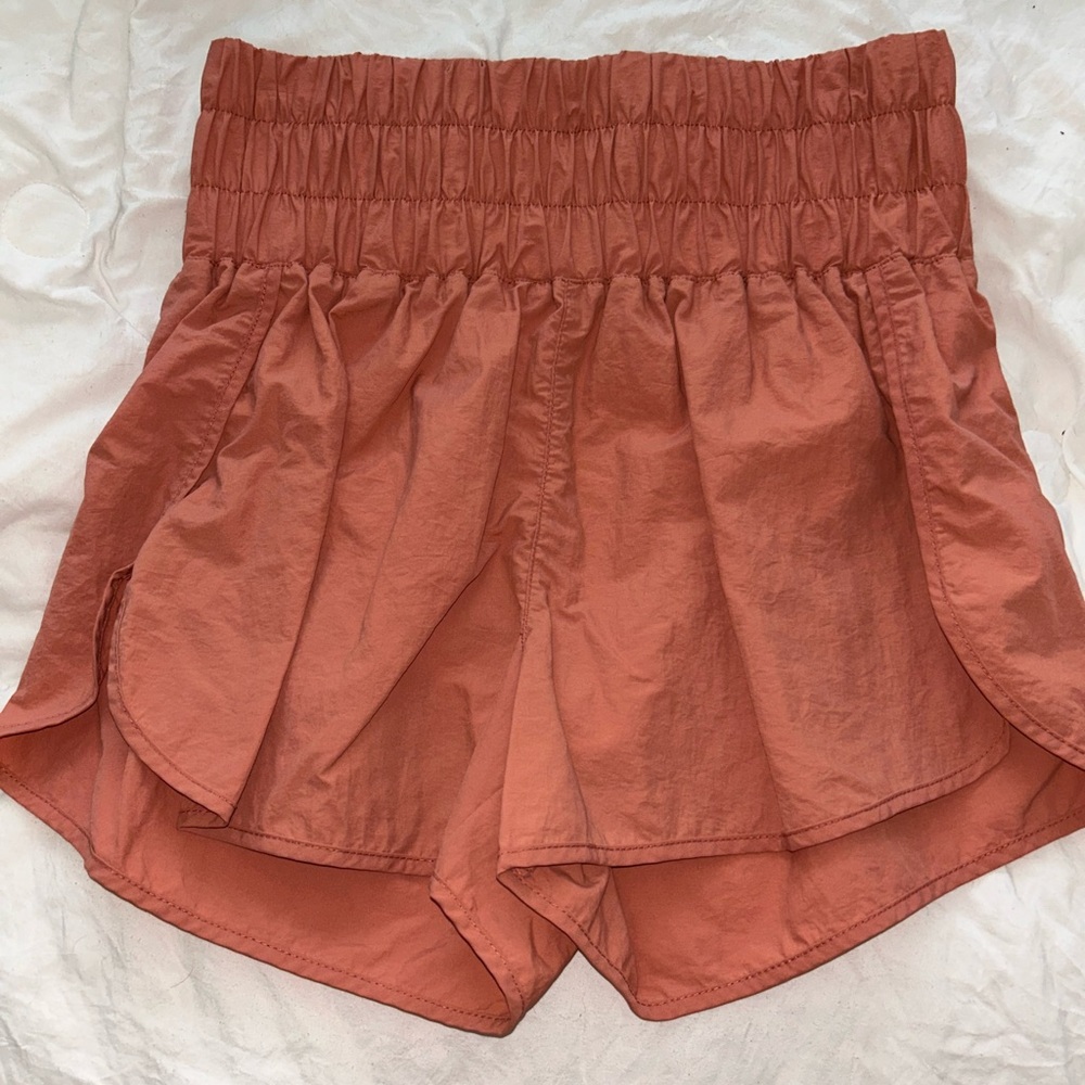Zenana Outfitters Orange High Waist Shorts